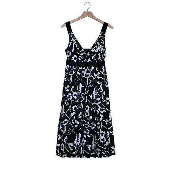 The Limited Womens 8 Floral Pattern Empire Waist Lined Dress - Picture 1 of 11